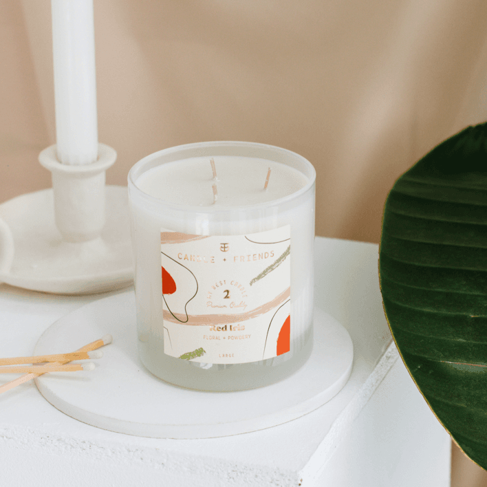 No.2 Red Iris Candle - Adsize